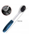 Tradineur - Llave de Torque 3/8" - Fabricado en metal - Herramienta manual - giro excepcional, naturaleza ajustable y mango de f