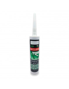 Tradineur - Bote Adhesivo - Capacidad de 300 ml - Gran agarre, fácil aplicación - Colocación de rodapiés, molduras, forrado. 