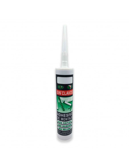Tradineur - Bote Adhesivo - Capacidad de 300 ml - Gran agarre, fácil aplicación - Colocación de rodapiés, molduras, forrado. Tradineur - Bote Adhesivo - Capacidad de 300 ml - Gran agarre, fácil aplicación - Colocación de rodapiés, molduras, forrado.