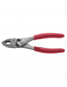 Tradineur - Alicate 6" - Fabricado en acero - Herramienta profesional - Durabilidad y dureza - bricolaje, carpintería, mecánica,