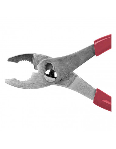 Tradineur - Alicate 6" - Fabricado en acero - Herramienta profesional - Durabilidad y dureza - bricolaje, carpintería, mecánica,