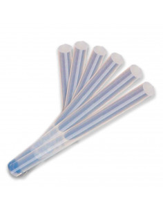 Tradineur - Blíster de 6 Barras termo fundible - Fabricadas en silicona - Adaptable a pistolas termo fundible - Ø 1,1 cm.
