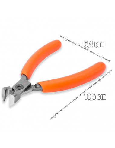 Tradineur - Mini Alicate - Fabricado en acero - Herramienta profesional - Durabilidad y dureza - bricolaje, carpintería, mecánic