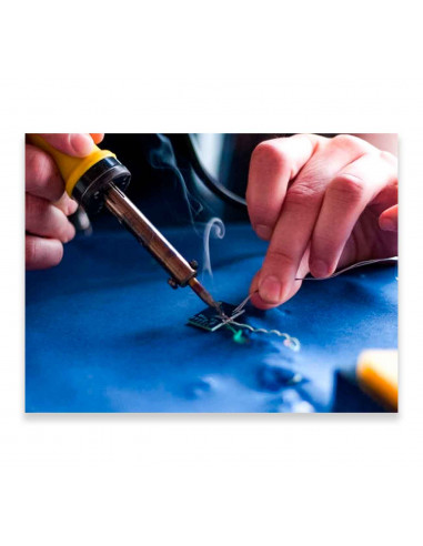 Tradineur - Rollo de alambre 2 mm - Fabricado de estaño - Ideal para mantenimiento, reparación de componentes eléctricos.