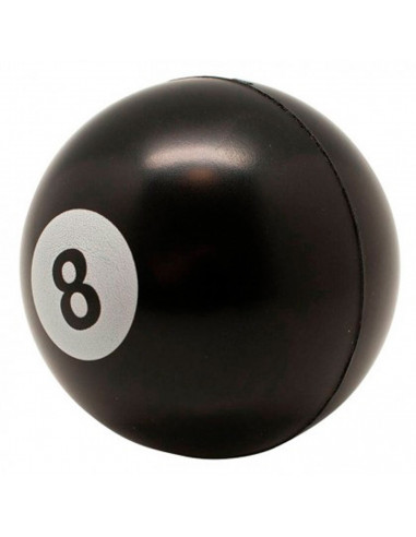 Tradineur - Pelota de billar antiestrés, poliuretano blando, bola calmante para aliviar el estrés, regalo original, Ø 6,3 cm, nú