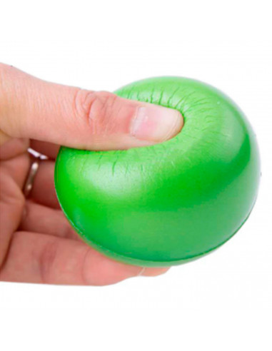 Tradineur - Pelota de billar antiestrés, poliuretano blando, bola calmante para aliviar el estrés, regalo original, Ø 6,3 cm, nú