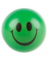 Tradineur - Pelota antiestrés con cara sonriente, poliuretano blando, bola calmante para aliviar el estrés, regalo original, Ø 6