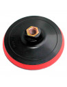 Tradineur - Disco/plato para lijadora - Soporte 125 mm - compatible con pulidoras y amoladores angulares con rosca de 14 mm - 12