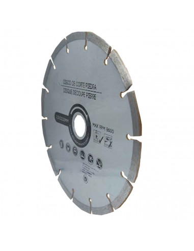 Tradineur - Plato/disco Corte para piedra - Disco para corte de piedra, hormigón, ladrillo - Accesorio de herramienta - Diámetro