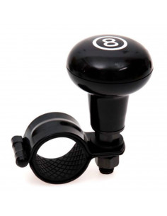 Bola de volante coche universal, pomo giratorio para volante de camión, coche, tractor, diametro 6 cm altura 9 cm