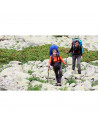Tradineur - Bastones de trekking, palos de senderismo telescópicos, aluminio, ultraligeros, extensibles, antichoque, alpinismo,