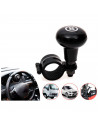 Bola de volante coche universal, pomo giratorio para volante de camión, coche, tractor, diametro 6 cm altura 9 cm
