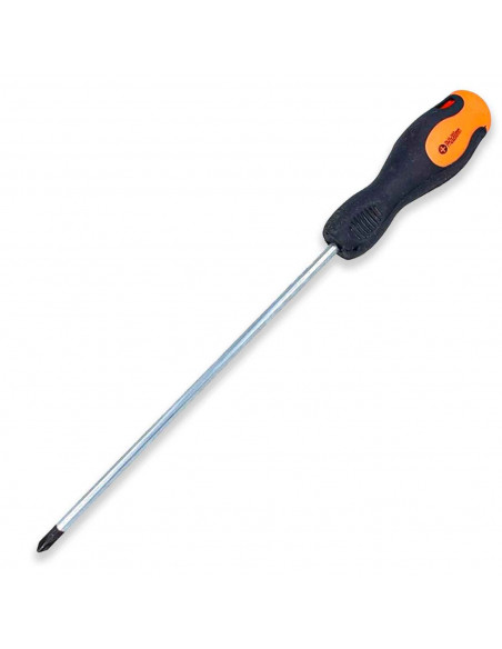 Tradineur - Destornillador estrella 6 x 200 mm - herramienta manual - bricolaje y montaje - Punta Magnética - Acero Inoxidable - Tradineur - Destornillador estrella 6 x 200 mm - herramienta manual - bricolaje y montaje - Punta Magnética - Acero Inoxidable -