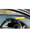 Tradineur - Barra antirrobo para volante de coche, bloqueo universal para vehículos, 2 llaves, dispositivo alta seguridad, 34,5