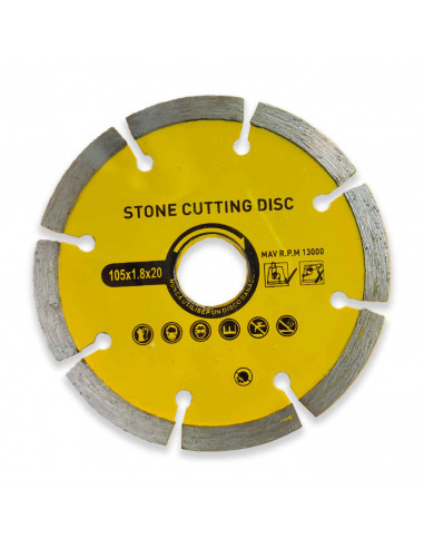 Disco corte para piedra 105 mm 13000 rpm