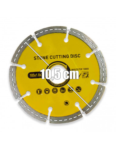 Disco corte para piedra 105 mm 13000 rpm