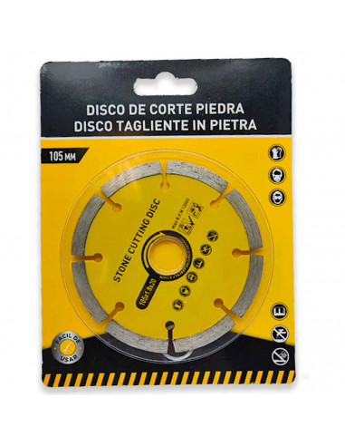 Disco corte para piedra 105 mm 13000 rpm
