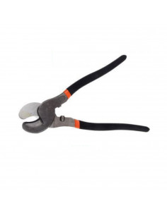 Tradineur - Tijera para cortar cables, alicate cortacables, electricista, bricolaje, duradera y resistente, 250 mm