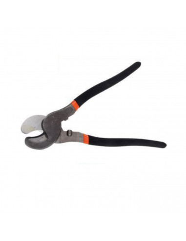 Tradineur - Tijera para cortar cables, alicate cortacables, electricista, bricolaje, duradera y resistente, 250 mm