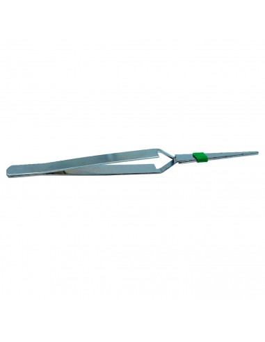 Tradineur - Set de 4 pinzas - Fabricado en acero inoxidable - alta dureza, fácil de sujetar, duradero y sin temblar. 