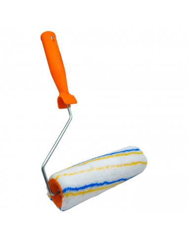 Tradineur - Rodillo para pintura a rayas, Antígona, 26 cm de longitud, 100% acrílico. Resistente a los disolventes, anticorrosió