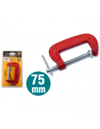 Tradineur - Sargento de carpintero, mordaza, abrazadera de 75 mm, 3'', modelo aleatorio