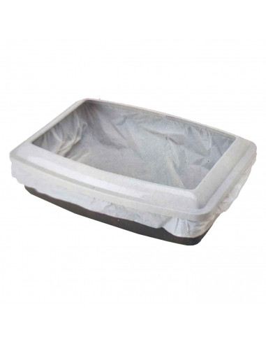 Tradineur - Pack de 20 bolsa para Arenero de gato - Bandeja de arena - Bolsa para excrementos para gatos, Mascotas - Bolsa de re