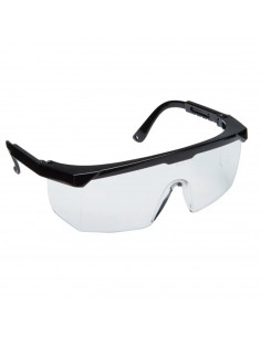 Tradineur - Gafas de seguridad, protector de ojos, prevención y seguridad - Fabricado en PVC - Cómodos y ergonómicos - 7 x 15,5