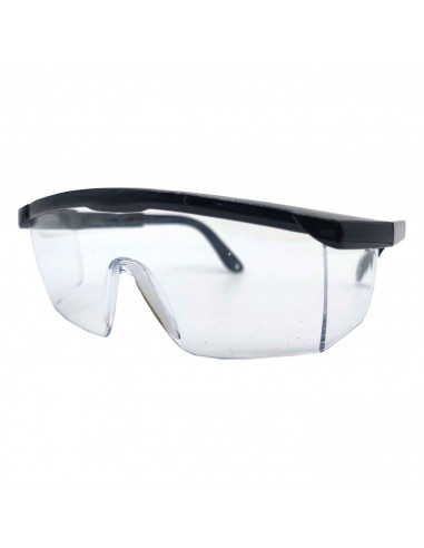 Tradineur - Gafas de seguridad, protector de ojos, prevención y seguridad - Fabricado en PVC - Cómodos y ergonómicos - 7 x 15,5
