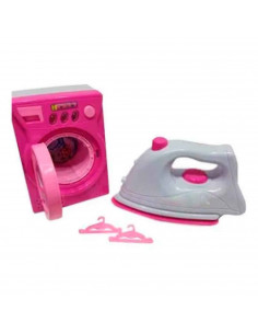 Tradineur - Juguetes de labores domésticas surtidos - Diversos Modelos - Juego de imitación para niños - Color Rosado - Modelo A