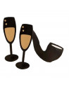 Tradineur - Kit de 12 piezas de Photocall de fiesta - Incluye bigotes, anteojos, labios, sombrero, corbatas y mucho más.