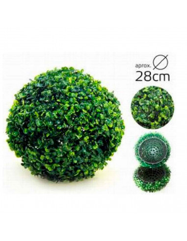 Tradineur - Bola de jardín - Fabricado en plástico - Decoración de exterior - Ideal para la decoración de tu jardín - 38 cm diám