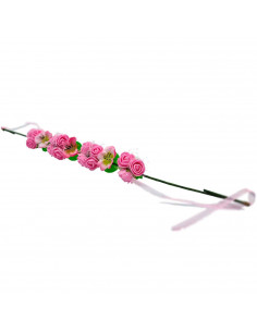 Tradineur - Corona de flores - Diseño único - boda, fiesta, fotografía, compromiso, graduación, fiesta, concurso de belleza - Co