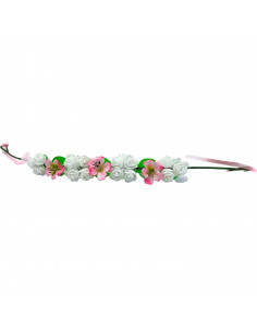 Tradineur - Corona de flores - Diseño único - boda, fiesta, fotografía, compromiso, graduación, fiesta, concurso de belleza - Co
