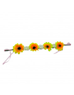 Tradineur - Corona de flores - Diseño único - boda, fiesta, fotografía, compromiso, graduación, fiesta, concurso de belleza - Co