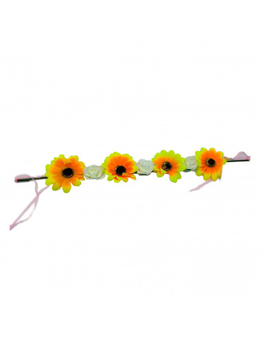 Tradineur - Corona de flores - Diseño único - boda, fiesta, fotografía, compromiso, graduación, fiesta, concurso de belleza - Co