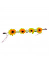 Tradineur - Corona de flores - Diseño único - boda, fiesta, fotografía, compromiso, graduación, fiesta, concurso de belleza - Co