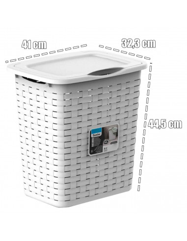 Tradineur - Cesta Pongotodo Clásico - Diseño Original - Fabricado en plástico - Cesta de almacenamiento - 44,5 x 41 x 32,3 cm -