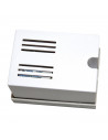 Timbre zumbador para puertas 220 V. Ideal para viviendas, tiendas y pequeños negocios, fácil instalación (Blanco)