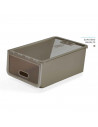 Tradineur - Caja de zapatos - Fabricado en plástico - Ideal para la organización y guardado de calzados - 14 x 23,7 x 34,5 cm -