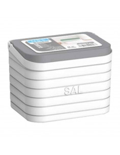 Tradineur - Salero modelo original - Fabricado en Plástico -Apto para uso tanto como salero y azucarero cocina - 10,2 x 14,5 x 1