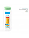 Tradineur - Tarro de plástico Nº 8 - Incluye tapa - Ideal para la conservación de tus alimentos - Capacidad de 2,1 Litros - 28 x