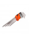 Juego de llaves allen, extremos hexagonales de 1,5  a 10 mm, set de 9 piezas, uso profesional, bricolaje, reparaciones, biciclet