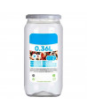 Tradineur - Pack de 12 tarros de plástico Nº 2 - Incluyr tapa metálica - Ideal para la conservación de tus alimentos - Capacidad