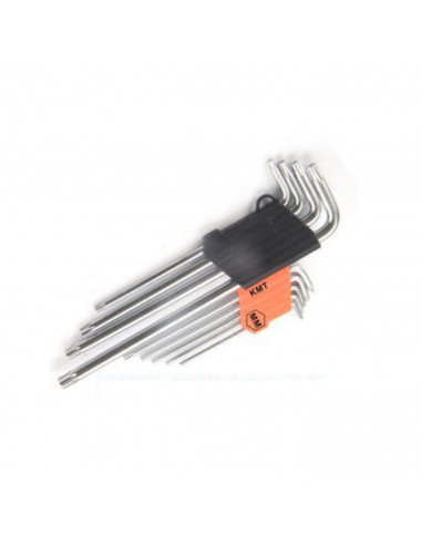 Juego de llaves allen, extremos hexagonales de 1,5  a 10 mm, set de 9 piezas, uso profesional, bricolaje, reparaciones, biciclet