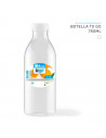 Tradineur - Pack de 12 botellas de plástico con tapa - Ideal para la conservación de tus alimentos - Capacidad de 0,75 Litros -