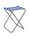 Taburete plegable camping portátil 33 x 31 x 39 cm, asiento, banqueta de hierro y textileno para playa, acampada, pesca, caza, s