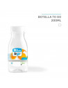 Tradineur - Pack de 12 botellas de plástico - Incluye tapa - Ideal para la conservación de tus alimentos - Capacidad de 0,2 Litr