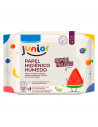 Tradineur - Papel Higiénico Húmedo WC Junior - Incluye 100 Unidades - biodegradable - Ideal para la limpieza total diaria de tod
