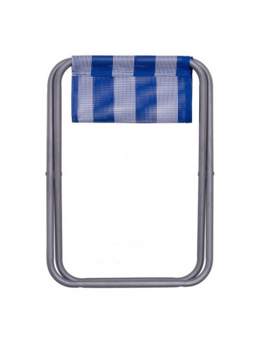 Taburete plegable camping portátil 33 x 31 x 39 cm, asiento, banqueta de hierro y textileno para playa, acampada, pesca, caza, s